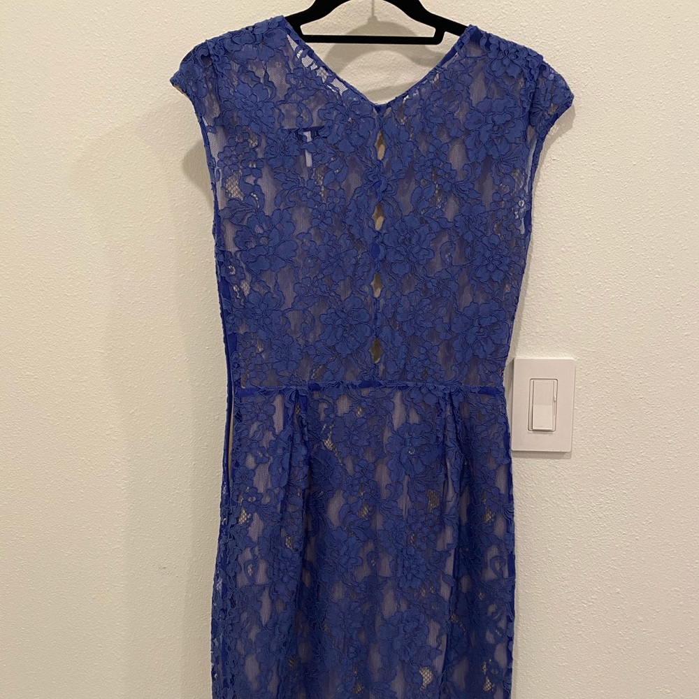 Sandro cap sleeve knee length dress